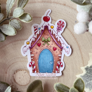 Maison en pain d'épices - Sticker