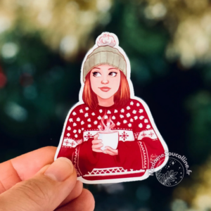 Pull d'hiver - Sticker